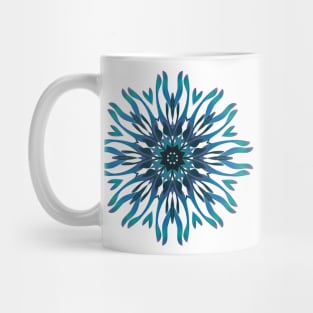 Blue Flower Mug